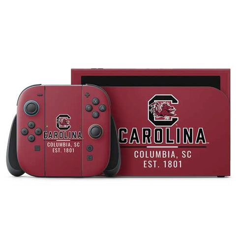 University of South Carolina Columbia SC, EST. 1801 Nintendo Switch 2 (2025) with Joy-Con Skin